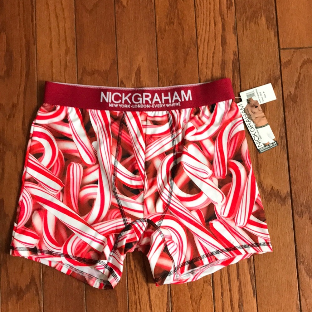Men’s Nick Graham Underwear Peppermint Pattern